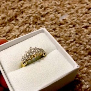 Wedding ring 10k with Diamonds